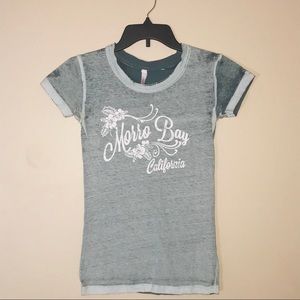 Morro Bay short sleeve tee green